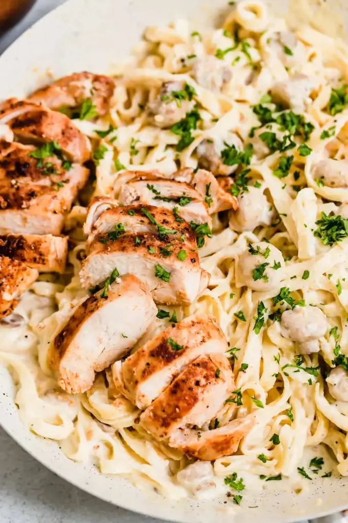 Fettucine with Chicken Small